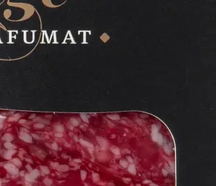 Salam De Moscova cu piper negru boabe, crud-afumat